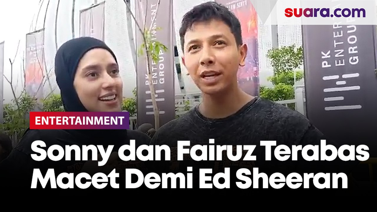Sonny Septian dan Fairuz Mengatasi Macet untuk Menonton Konser Ed Sheeran