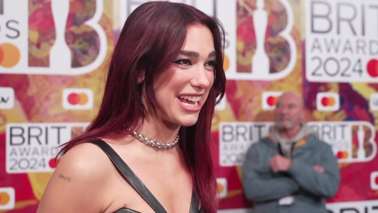 Dua Lipa arrives at Brit Awards ahead of performance