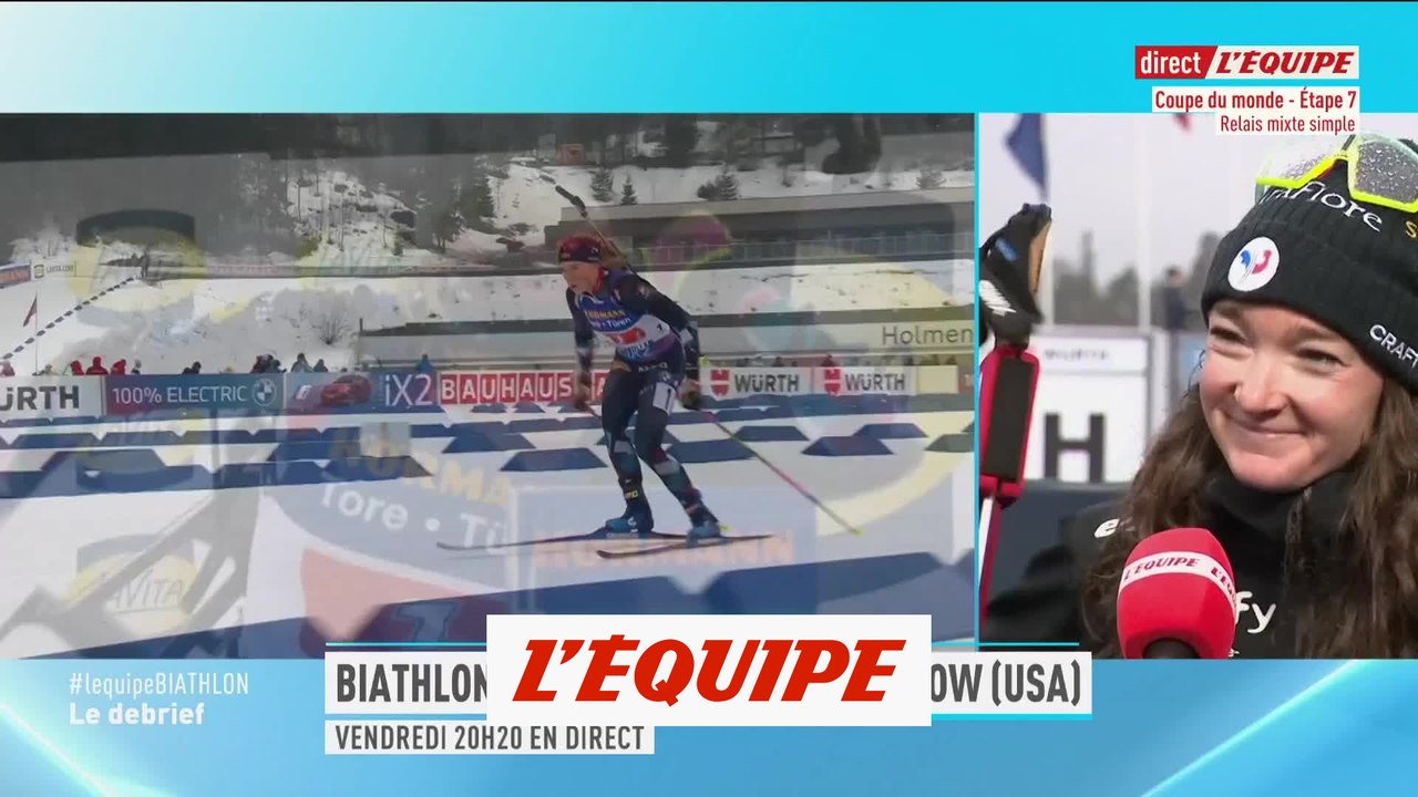 Jeanmonnot : «Pas très contente de ma course» - Biathlon - CM - Relais mixte simple