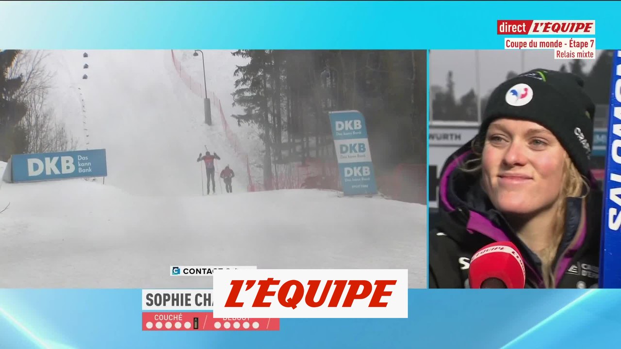 Chauveau : «On fait une super course d'équipe» - Biathlon - CM - Relais mixte