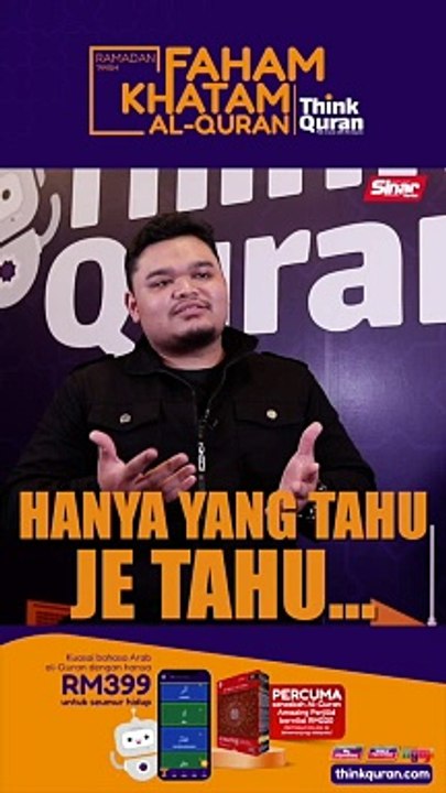 Hanya yang tahu je tahu...