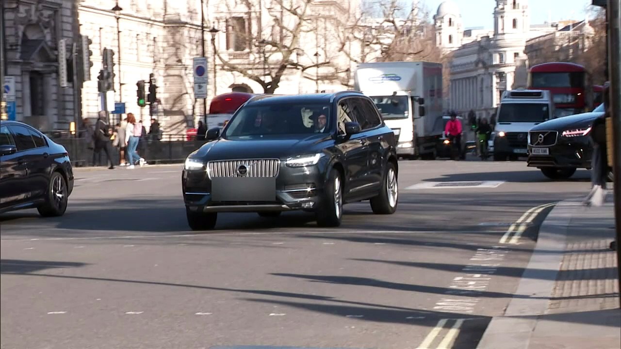 Galloway says ‘I’m feeling good’ as he arrives at Parliament