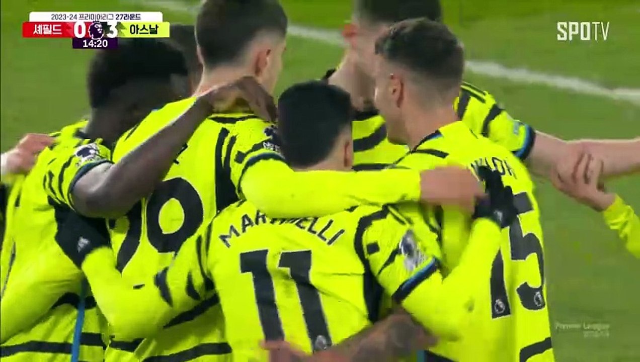 스포츠중계 빠른티비 [PL] 27R 셰필드 vs 아스날 하이라이트 2024.03.05 (화) 0500