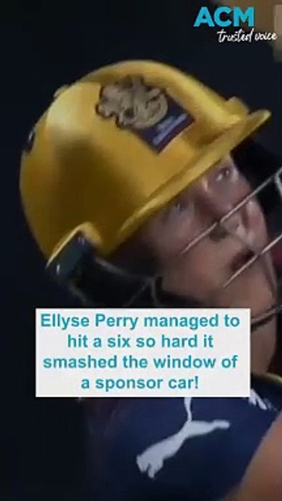 'That could be an expensive six!' Ellyse Perry smashes car window in WPL