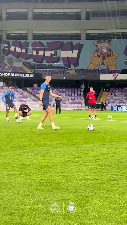 Cristiano Ronaldo Leads Exciting Free Kick Challenge at Al Nassr Training ⚽