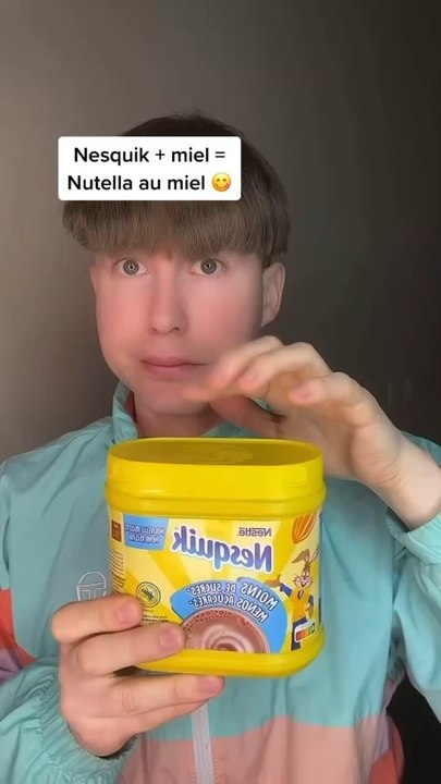 Nesquik + miel = nutella au miel 