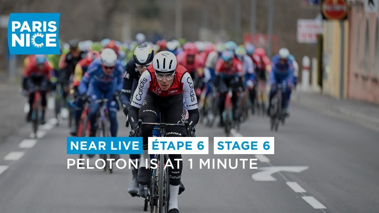 Peloton is at 1 minute - Stage 6 - Paris-Nice 2024