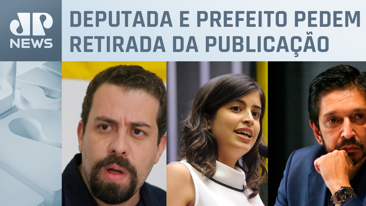 Tabata e Nunes protocolam representação contra Boulos