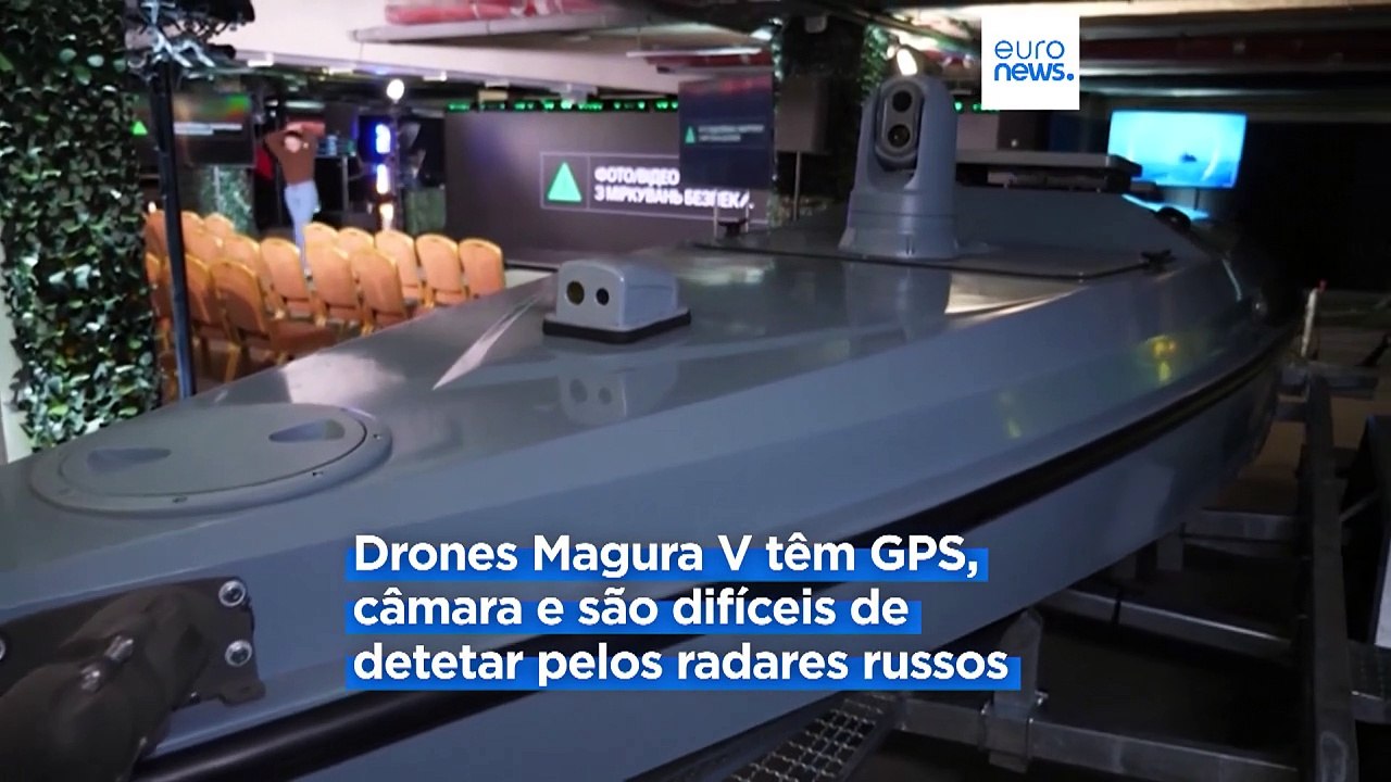 Drones navais abrem nova fase na guerra da Ucrânia