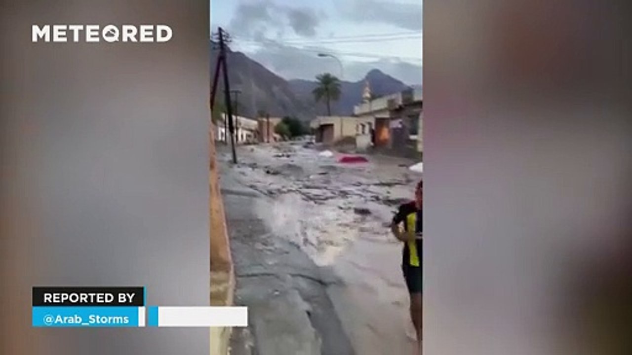 Serious floods in Oman