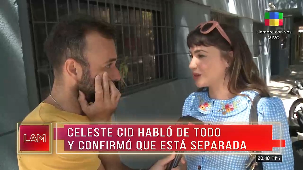 Celeste Cid habló sobre su ruptura con Abril Sosa