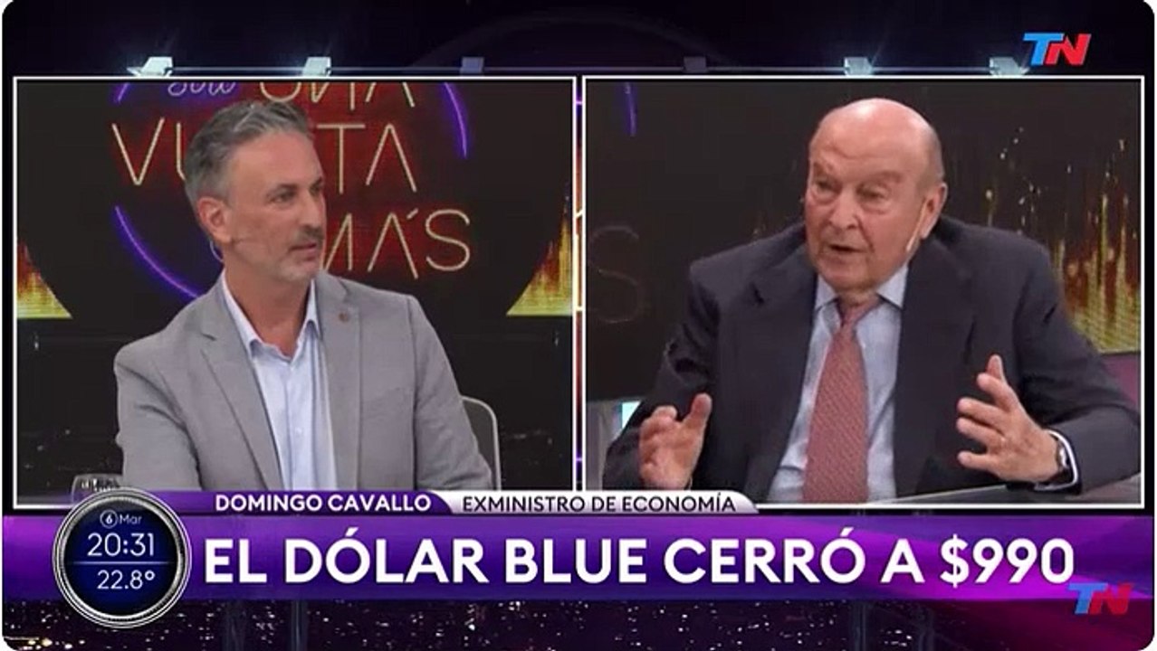 Cavallo: "El peso puede competir de igual a igual"