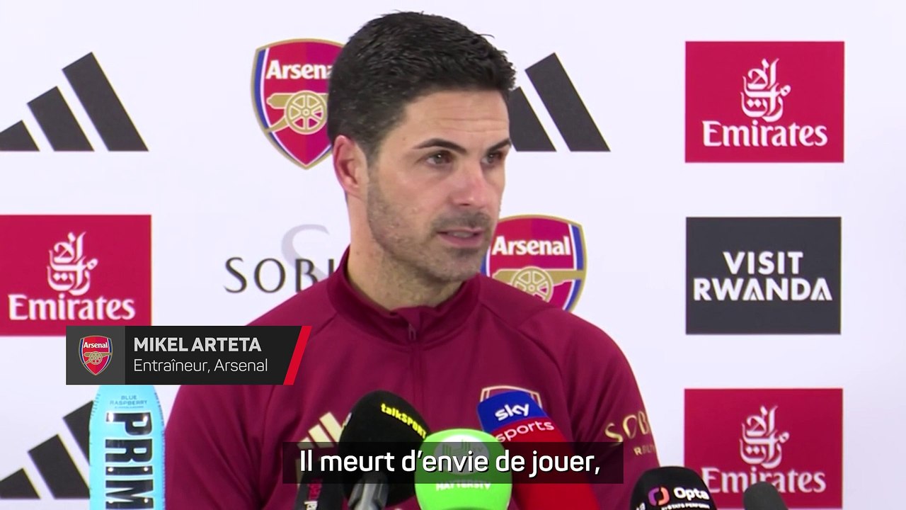 Arteta : "Ramsdale meurt d'envie de jouer"