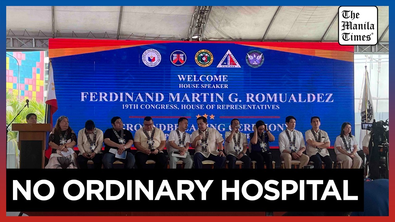 Romualdez leads groundbreaking of cancer center