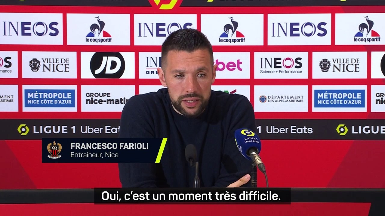 Farioli : "On vit un moment difficile"