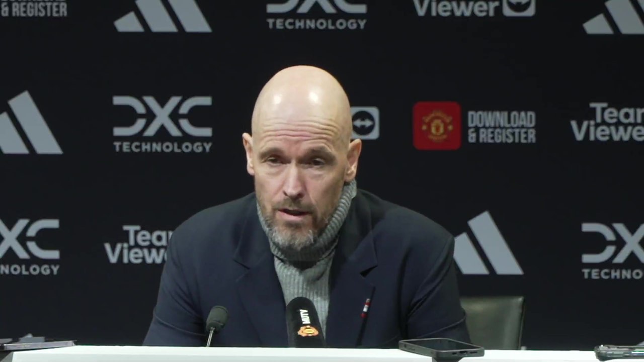 Ten Hag's Reaction to Manchester United's 2-0 Win Over Everton ⚽