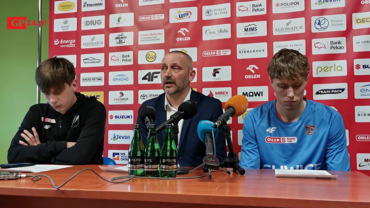Czarni Słupsk - GTK Gliwice - Konferencja