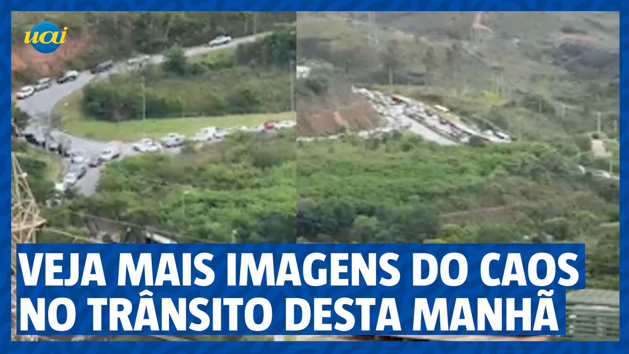 Vale dos Cristais: veja mais imagens do caos no trânsito desta manhã
