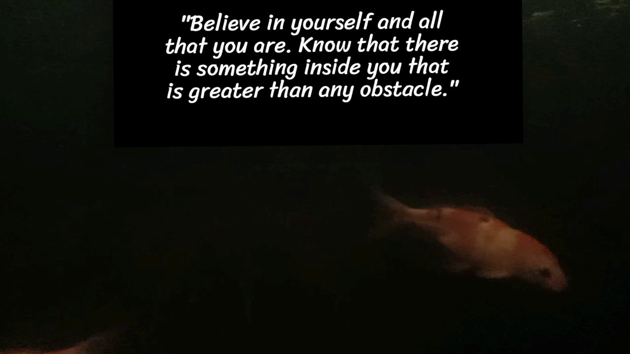 Believe in yourself