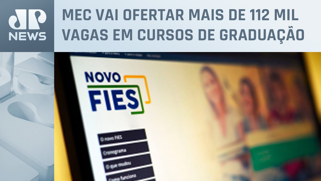 Começam inscrições do Fies para 1º semestre