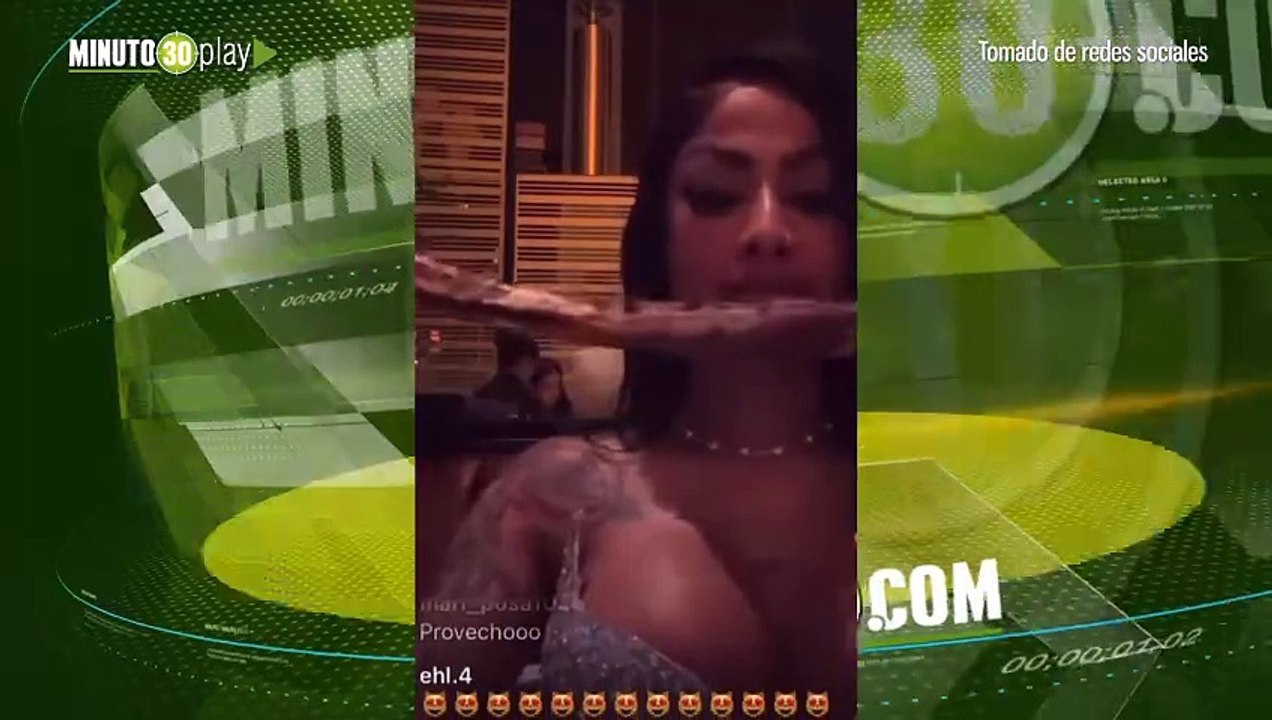 Yailin ruñe hueso feliz