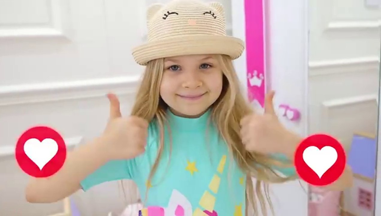 Diana is going to swim in the pool. Dad explains how to swim properly