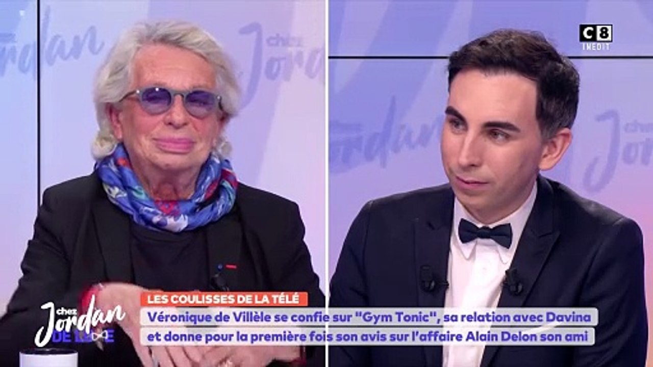 Véronique de Villèle dans l'émission Chez Jordan de Luxe sur C8.