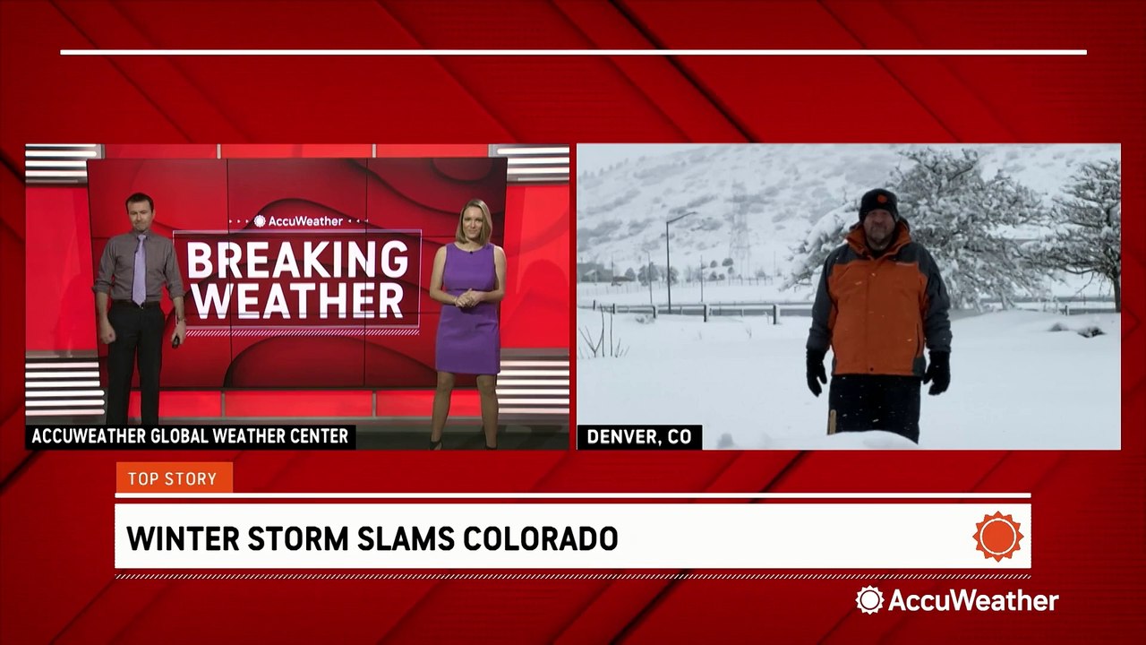 Winter storm slams Colorado