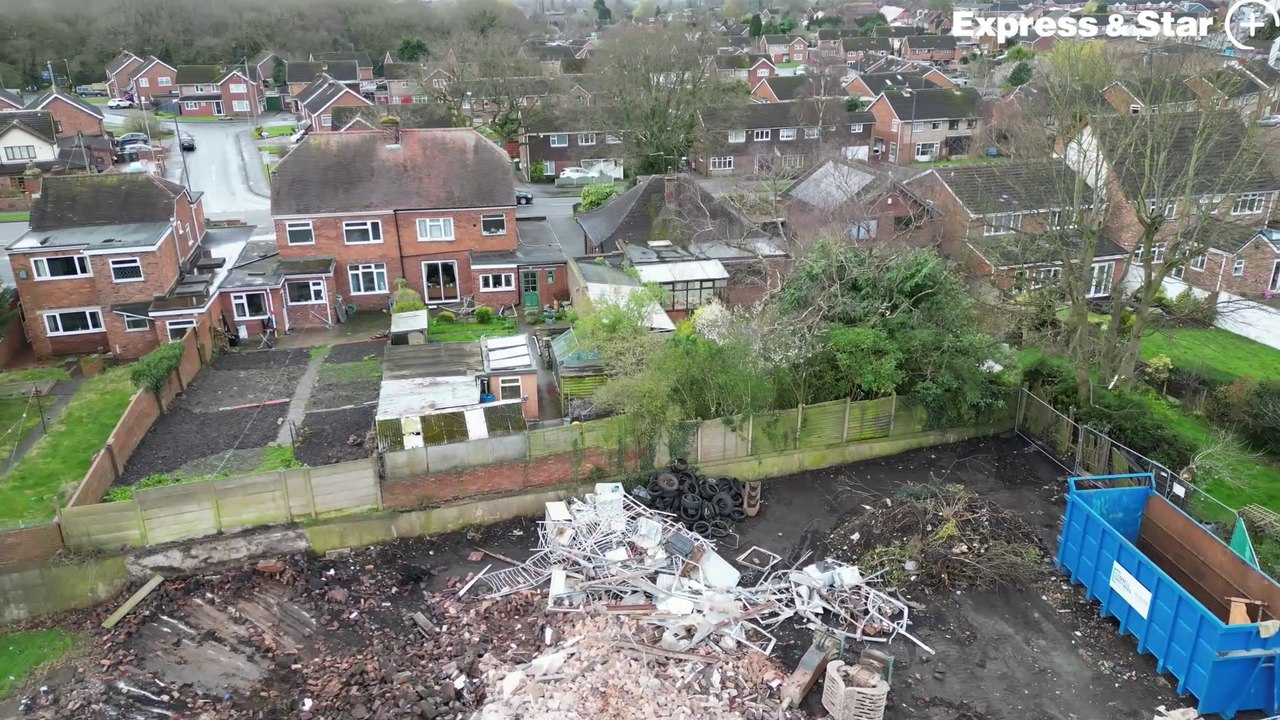 Shops have finally been demolished in Willenhall