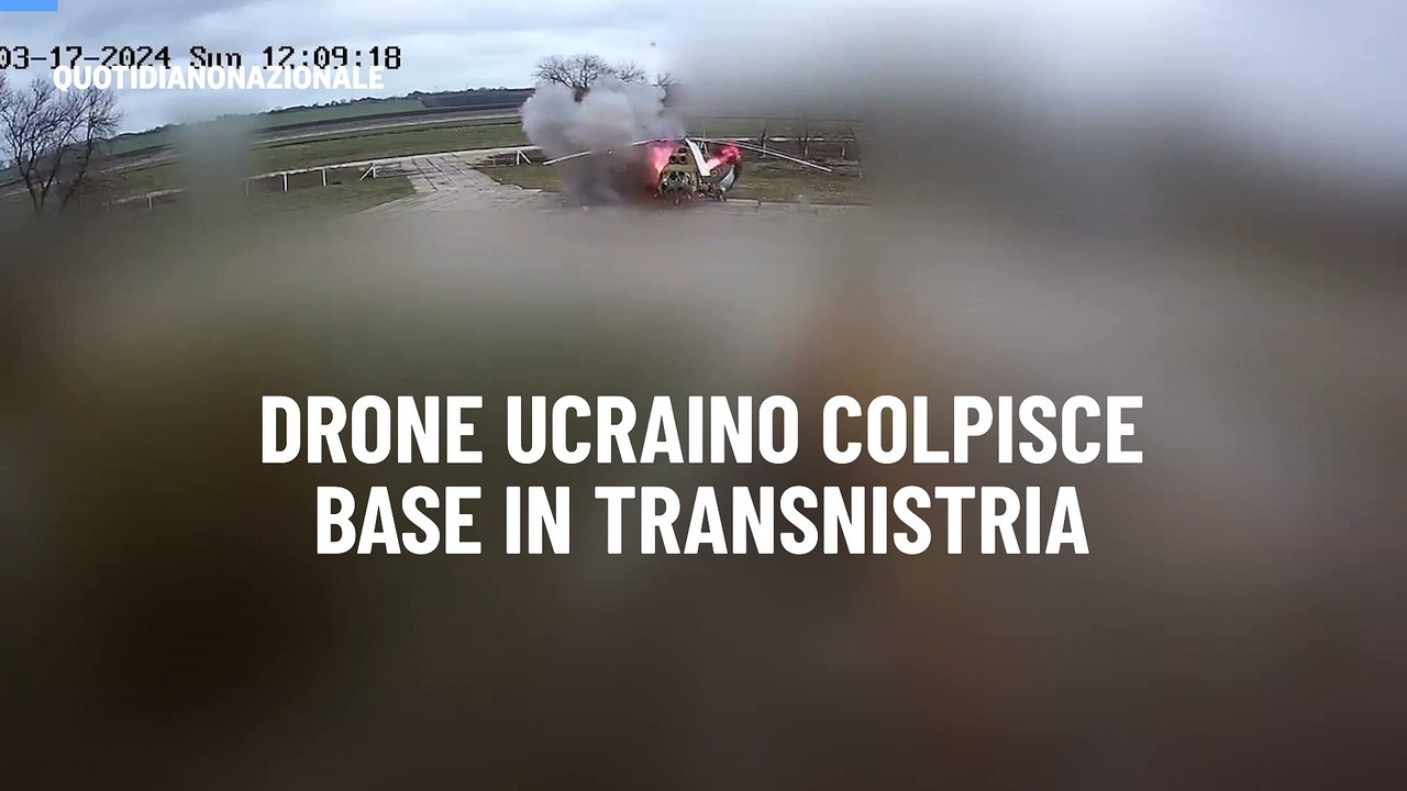 Drone ucraino colpisce base in Transnistria
