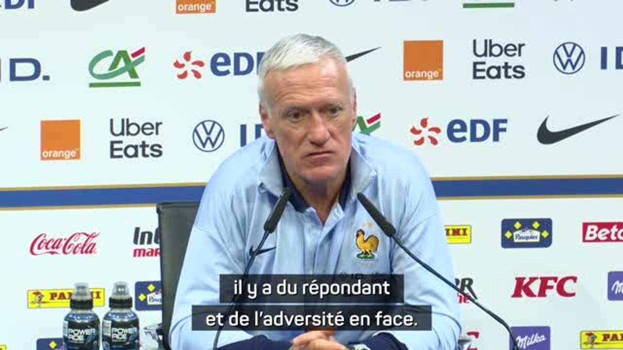 Bleus - Deschamps : "Avec l'Allemagne, il y a du répondant et de l'adversité en face"
