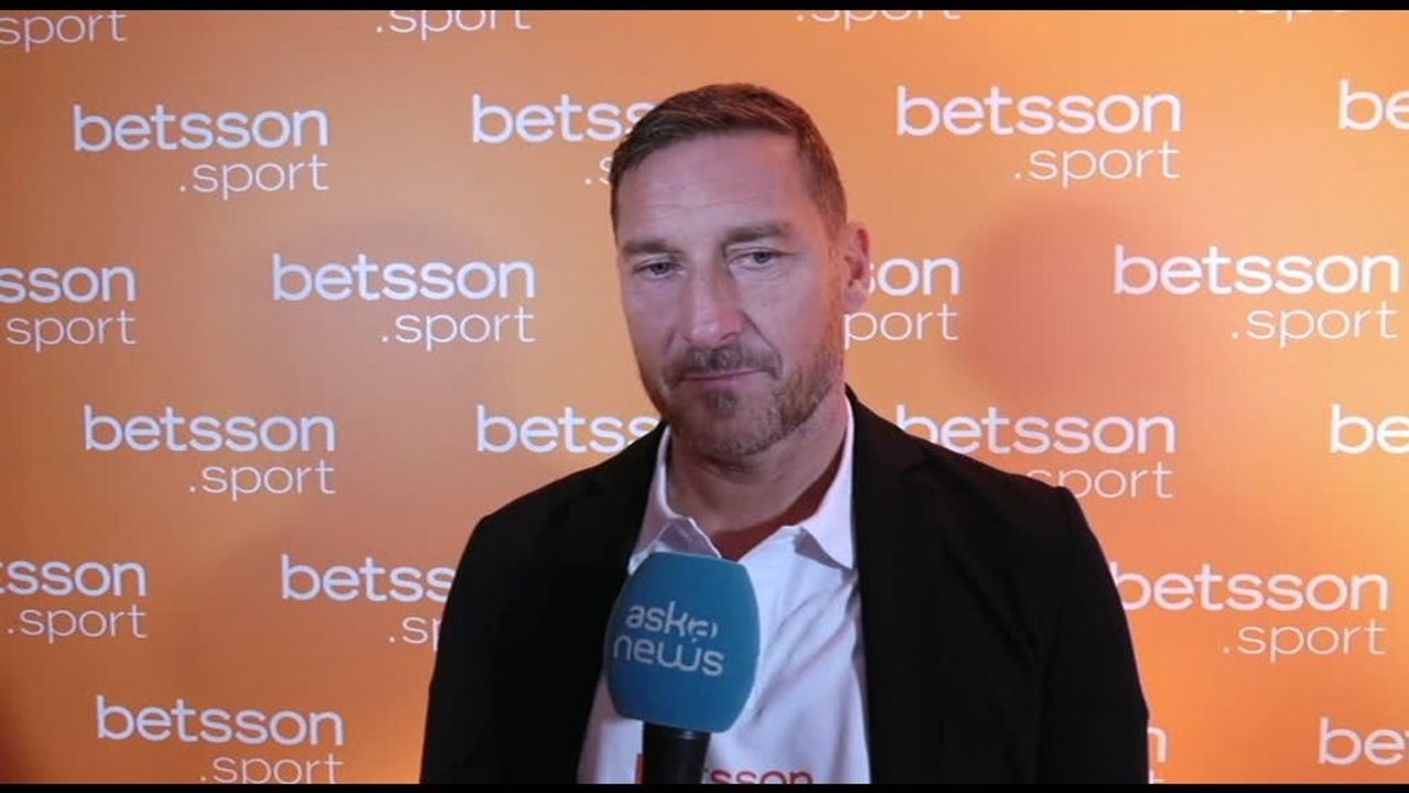 Calcio, Totti: "La Roma sta facendo molto bene"