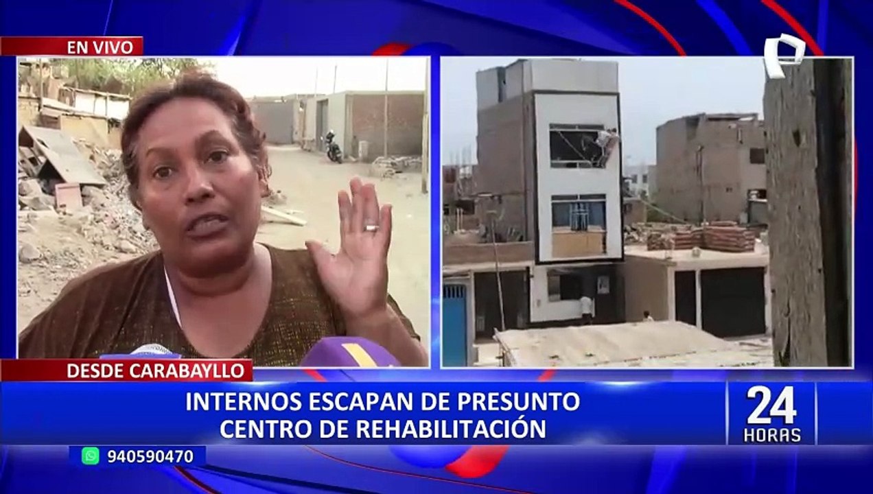 Carabayllo: internos se lanzan de casa de tres pisos para escapar de centro de rehabilitación
