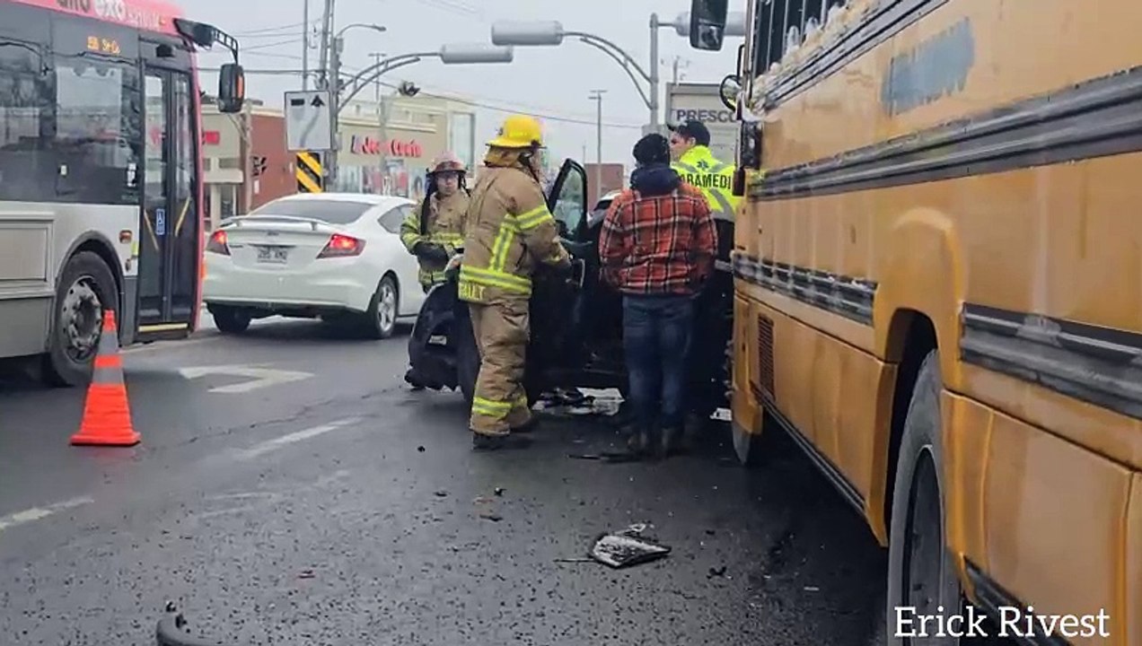 Carambolage à Delson (Le Reflet - Erick Rivest)