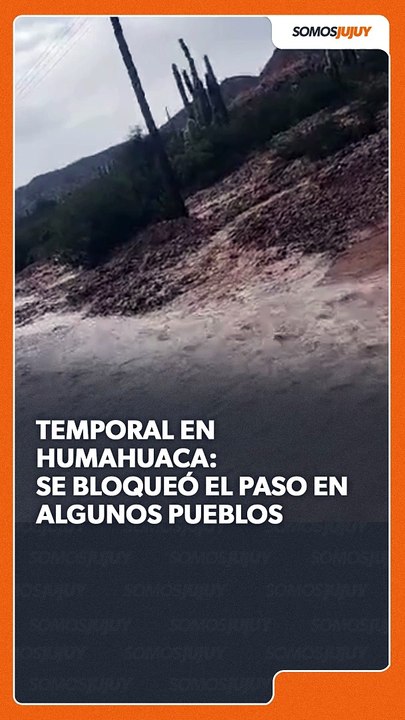 Temporal en Humahuaca