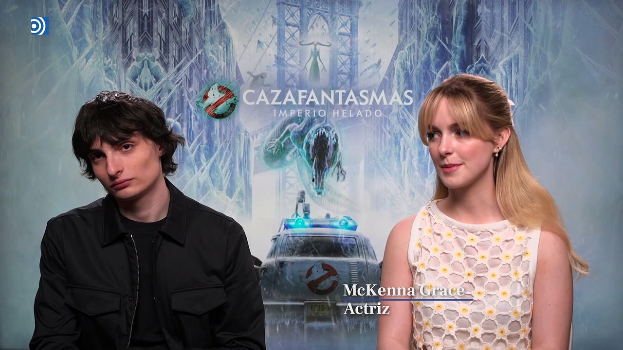 Entrevista a Finn Wolfhard y McKenna Grace por 'Cazafantasmas: Impero helado'