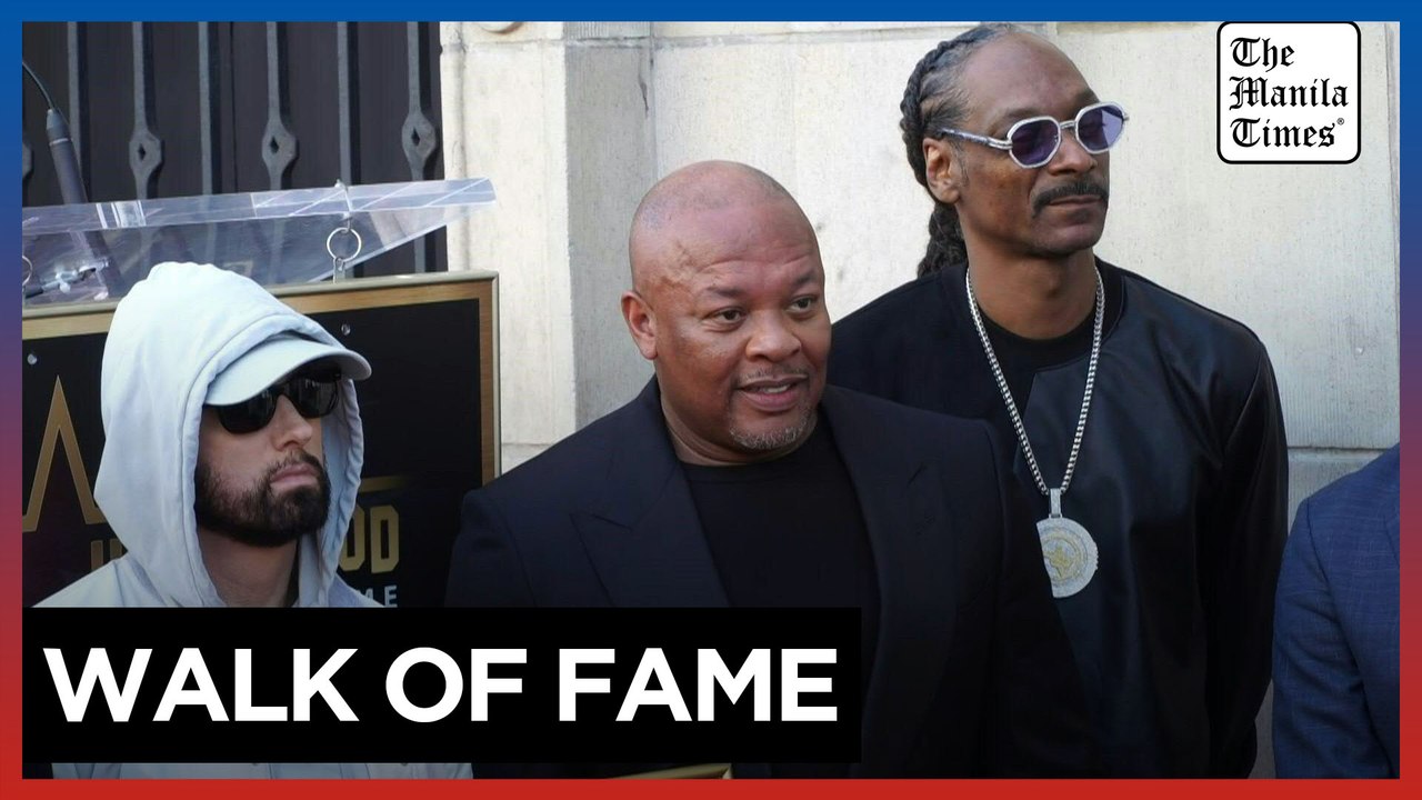 Dr. Dre honored with Hollywood star ceremony