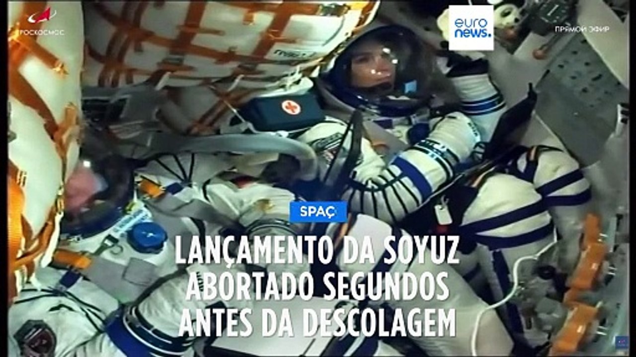 Lançamento da Soyuz abortado a segundos da descolagem
