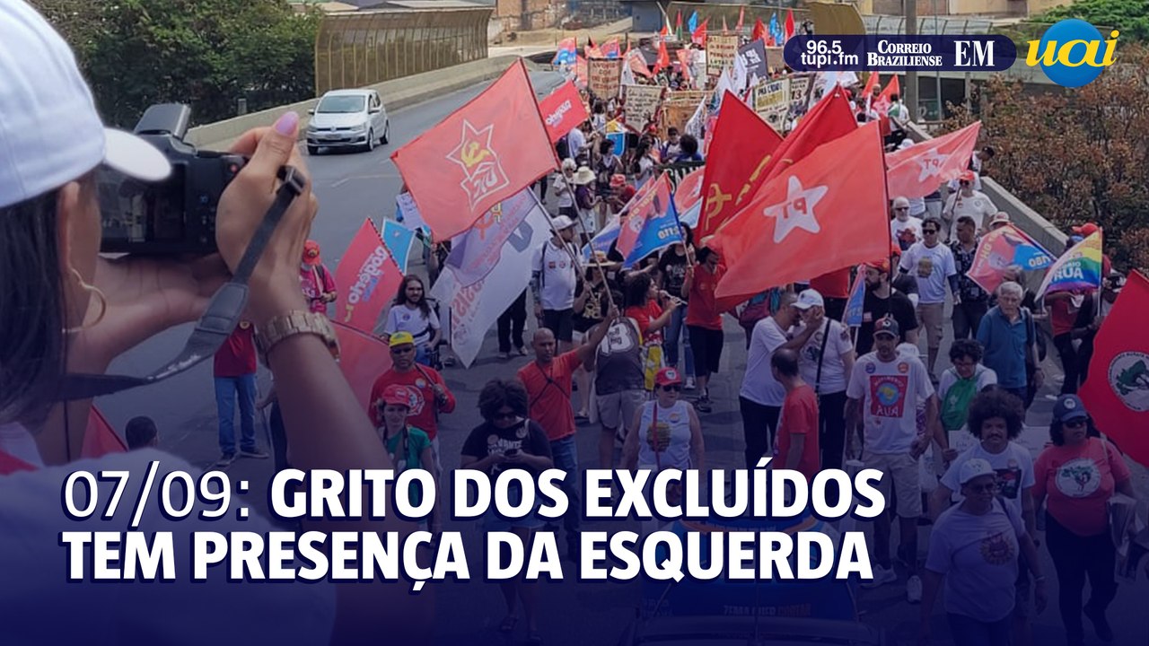 Grito dos Excluídos marca a divisão de campanhas da esquerda em BH