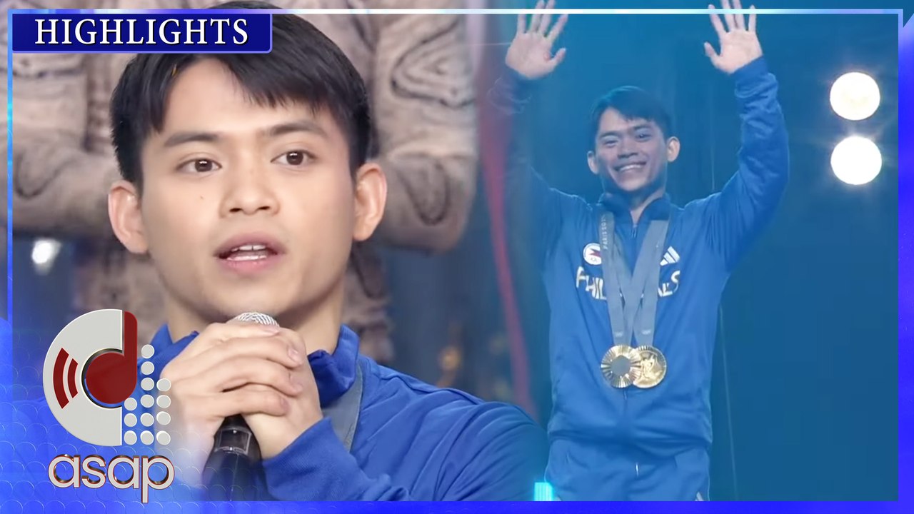 ASAP's golden tribute to two-time Olympic gold medalist Carlos Yulo | ASAP