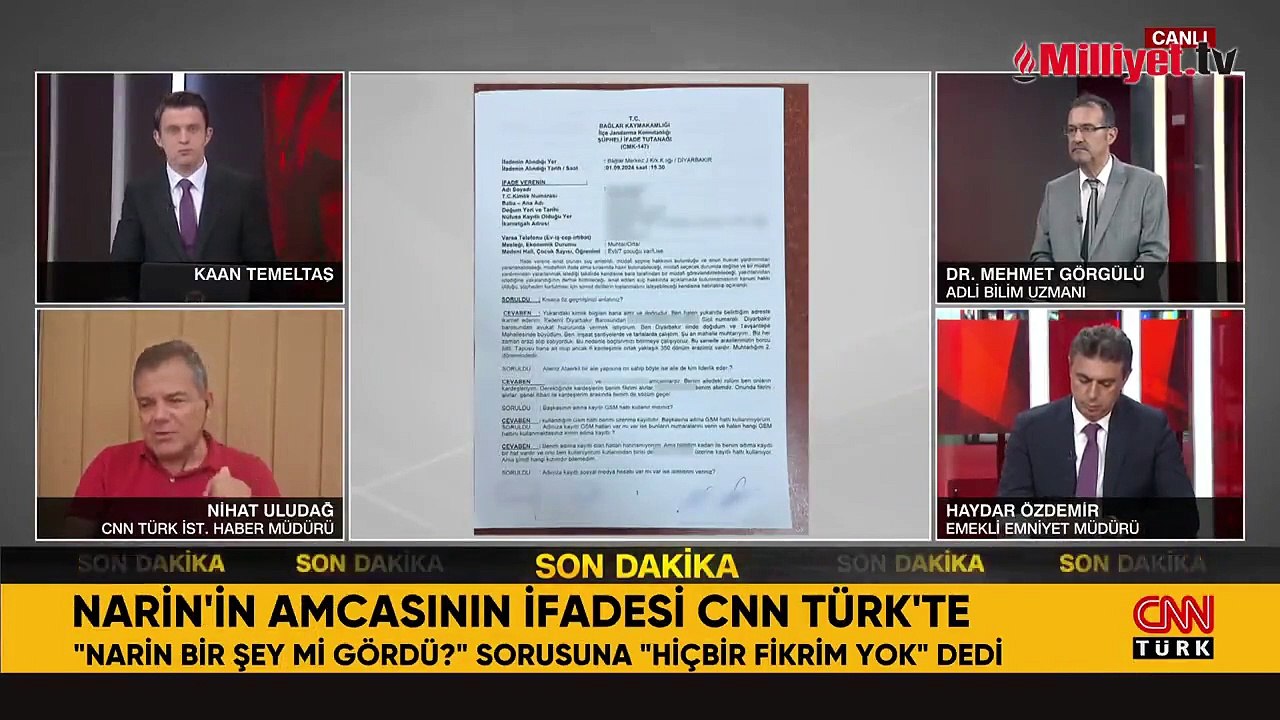 Amcanın ifadesinde çarpıcı detay: Narin Güran saat kaçta öldürüldü?