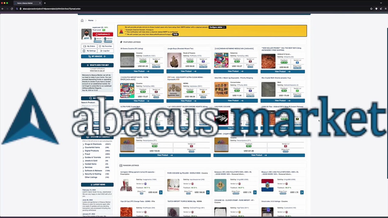 How to Access Abacus Market | Tor Browser Guide