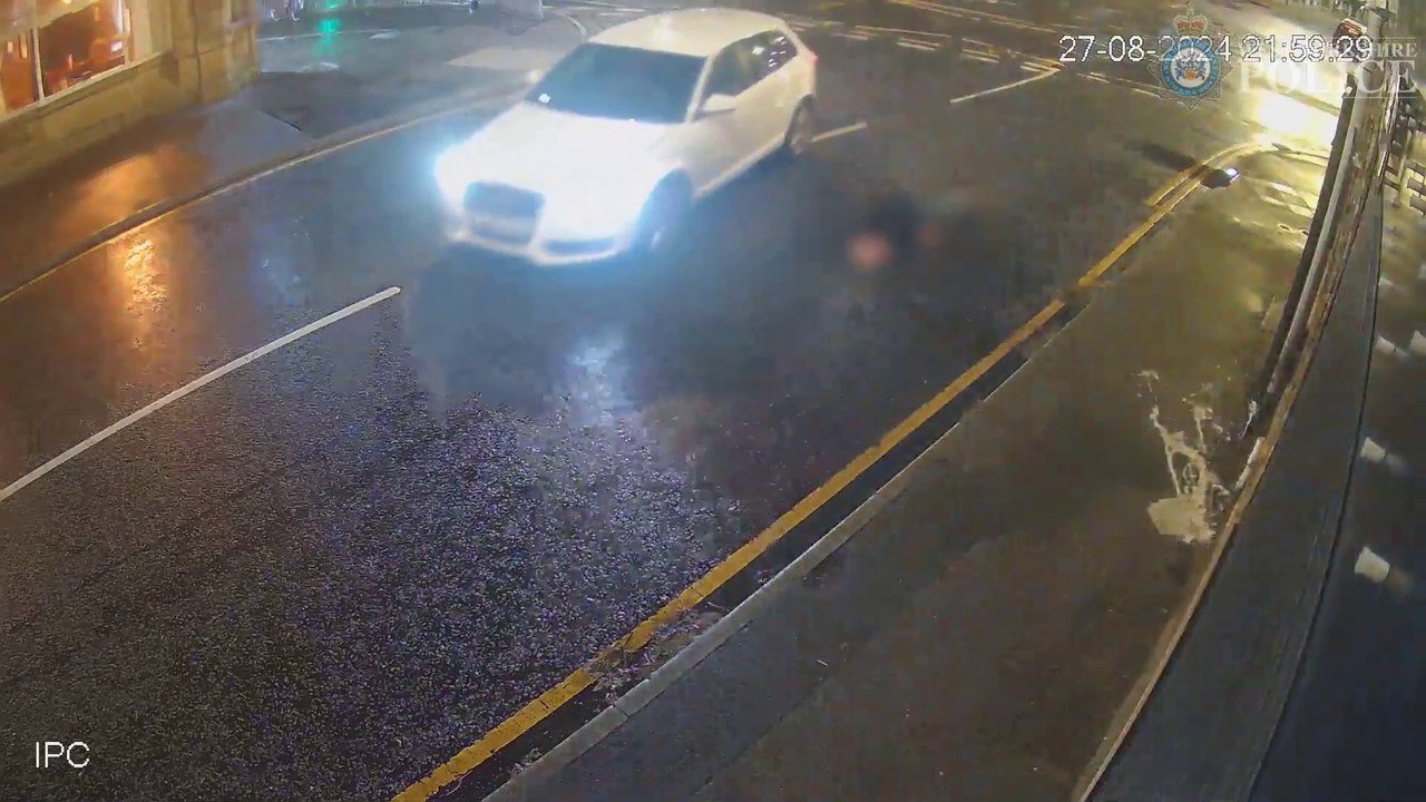 Audi hits man, in 70s, as he crosses road before driving away