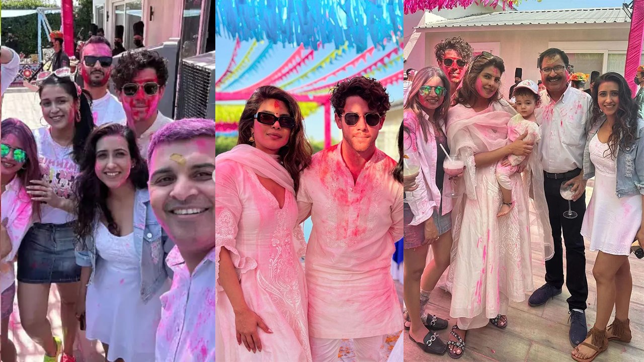 Priyanka Chopra ने बेटी, Nick Jonas और Family के साथ मनाई India में Holi, Inside Photos-Video Viral!