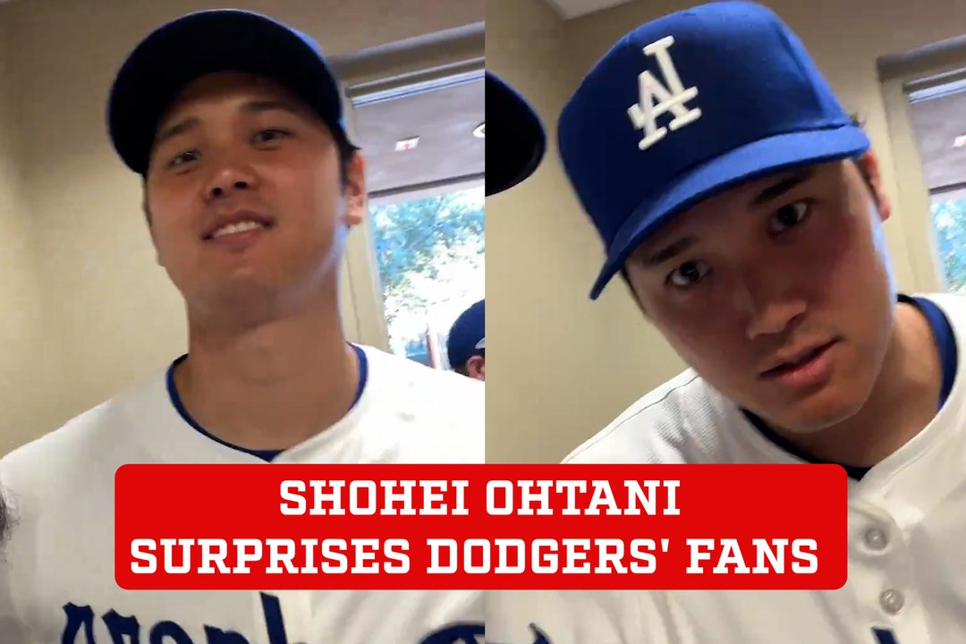 Shohei Ohtani blows Los Angeles Dodgers fans away by speaking spanish