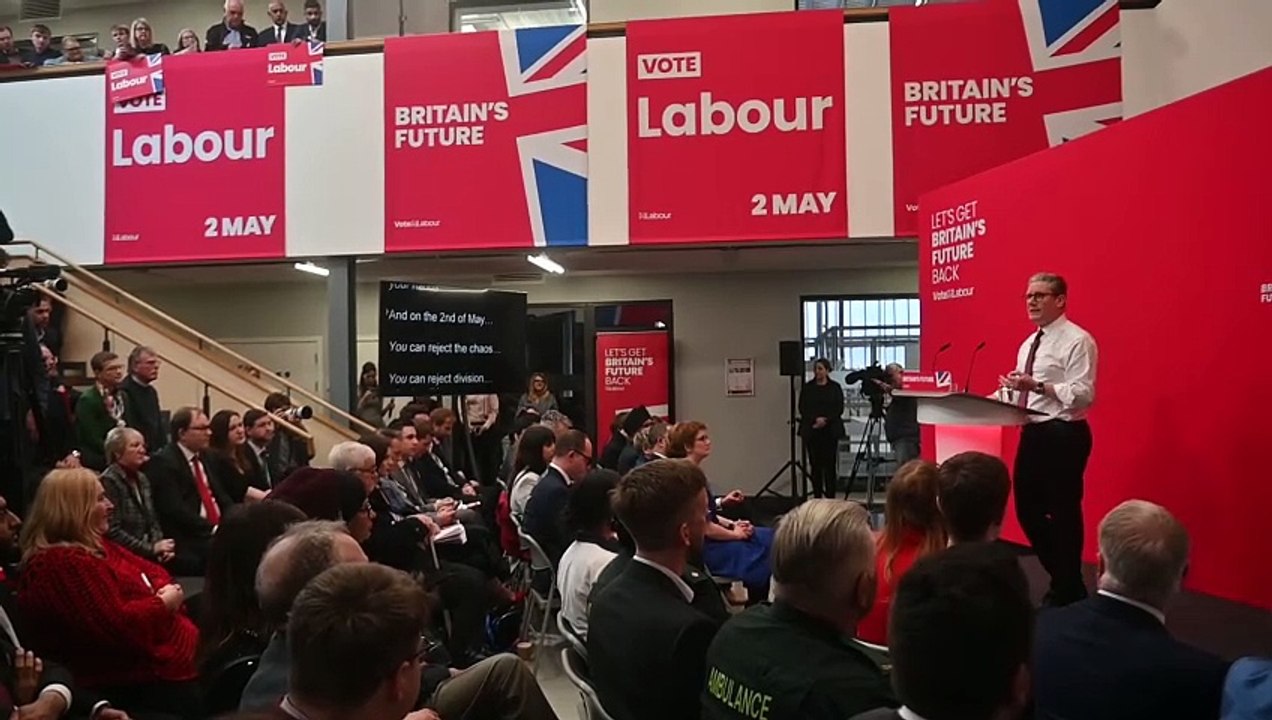 Keir Starmer in Dudley.