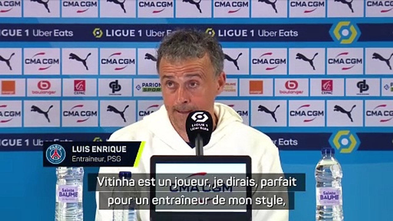 Luis Enrique encense Vitinha