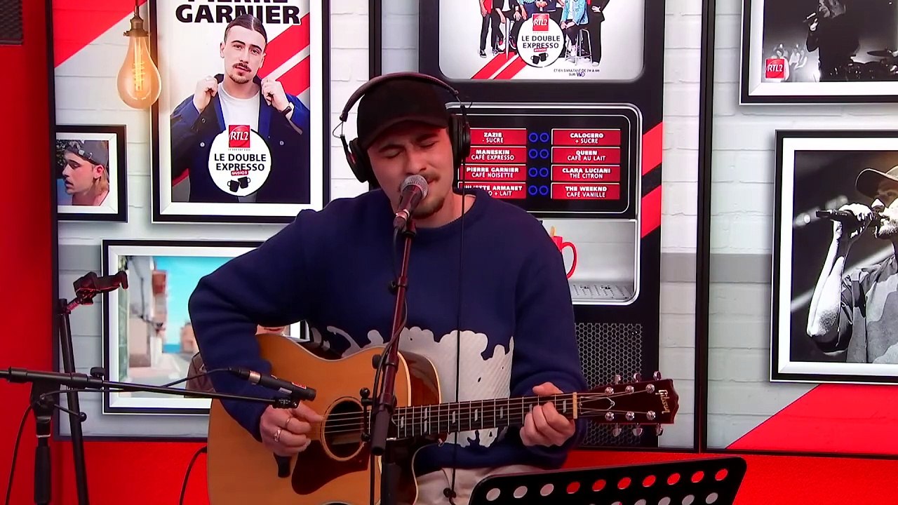 LIVE - Pierre Garnier interprète "Patience" dans Le Double Expresso RTL2 (29/02/24)