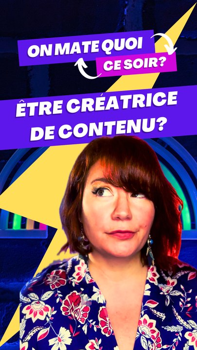 Être créatrice de contenu aujourd'hui, ça ressemble à ça...
