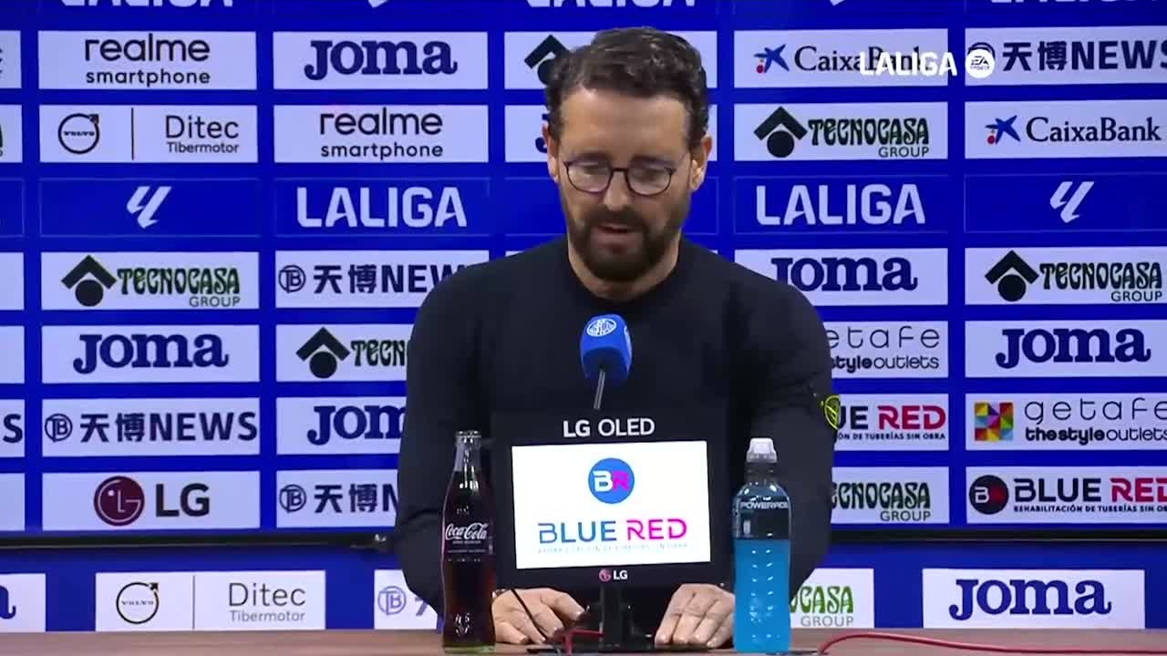Rueda de prensa Bordalás, Getafe - Sevilla